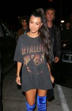 KOURTNEY KARDASHIAN Night Out in Inglewood 10/27/2016