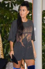 KOURTNEY KARDASHIAN Night Out in Inglewood 10/27/2016