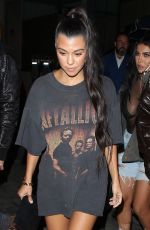 KOURTNEY KARDASHIAN Night Out in Inglewood 10/27/2016