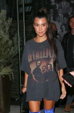 KOURTNEY KARDASHIAN Night Out in Inglewood 10/27/2016