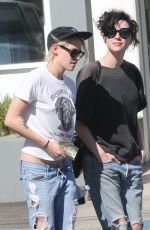 KRISTEN STEWART and ST VINCENT Out and About in Los Angeles 10/22/2016