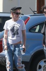 KRISTEN STEWART and ST VINCENT Out and About in Los Angeles 10/22/2016
