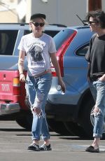 KRISTEN STEWART and ST VINCENT Out and About in Los Angeles 10/22/2016