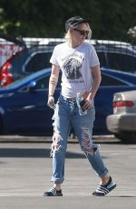 KRISTEN STEWART and ST VINCENT Out and About in Los Angeles 10/22/2016