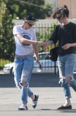 KRISTEN STEWART and ST VINCENT Out and About in Los Angeles 10/22/2016