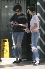 KRISTEN STEWART and ST VINCENT Out and About in Los Angeles 10/22/2016