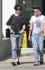 KRISTEN STEWART and ST VINCENT Out and About in Los Angeles 10/22/2016