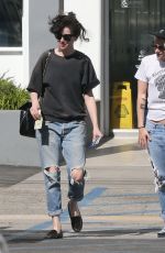 KRISTEN STEWART and ST VINCENT Out and About in Los Angeles 10/22/2016