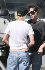 KRISTEN STEWART and ST VINCENT Out and About in Los Angeles 10/22/2016