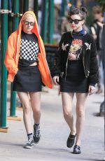 KRISTEN STEWART and ST VINCENT Out in New York 10/05/2016