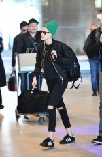 KRISTEN STEWART at Airport in Paris 10/12/2016