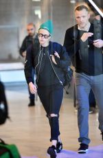 KRISTEN STEWART at Airport in Paris 10/12/2016