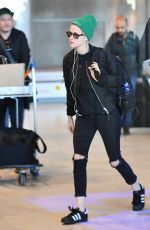 KRISTEN STEWART at Airport in Paris 10/12/2016