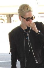 KRISTEN STEWART at LAX Airport in Los Angeles 10/11/2016