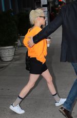 KRISTEN STEWART Leaves Her Hotel in New York 10/04/2016