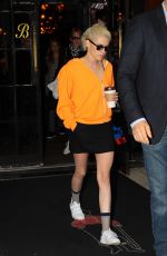 KRISTEN STEWART Leaves Her Hotel in New York 10/04/2016