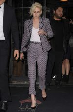 KRISTEN STEWART Leaves Her Hotel in New York 10/05/2016