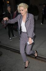 KRISTEN STEWART Leaves Her Hotel in New York 10/05/2016
