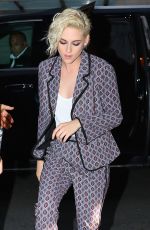 KRISTEN STEWART Leaves Her Hotel in New York 10/05/2016