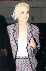 KRISTEN STEWART Leaves Her Hotel in New York 10/05/2016