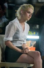 KRISTEN STEWART on the Set of 