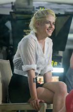 KRISTEN STEWART on the Set of 