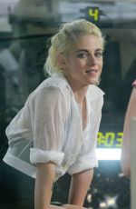 KRISTEN STEWART on the Set of 