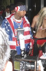 KYLIE JENNER as X-tina Party at Bootsy Bellows in Los Angeles 10/29/2016