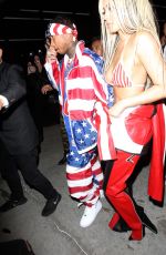 KYLIE JENNER as X-tina Party at Bootsy Bellows in Los Angeles 10/29/2016