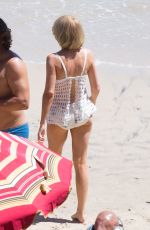 KYLIE MINOGUE in Bikini at a Beach in Gold Coast 10/18/2016