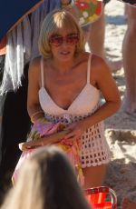KYLIE MINOGUE in Bikini at a Beach in Gold Coast 10/18/2016