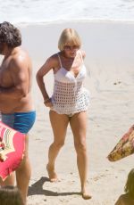 KYLIE MINOGUE in Bikini at a Beach in Gold Coast 10/18/2016