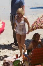 KYLIE MINOGUE in Bikini at a Beach in Gold Coast 10/18/2016