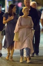 KYLIE MINOGUE Out for Dinner in Gold Coast 10/19/2016