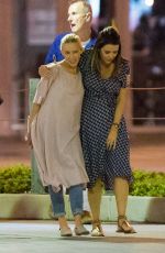 KYLIE MINOGUE Out for Dinner in Gold Coast 10/19/2016