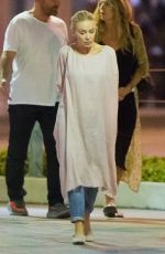 KYLIE MINOGUE Out for Dinner in Gold Coast 10/19/2016