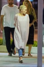 KYLIE MINOGUE Out for Dinner in Gold Coast 10/19/2016