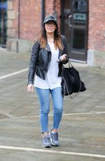 KYM MARSH Leaves Key 103 Radio Station in Manchester 10/07/2016