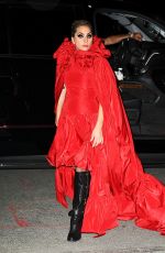 LADY GAGA Arrives at Her Apartment in New York 10/19/2016