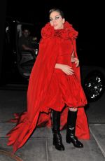 LADY GAGA Arrives at Her Apartment in New York 10/19/2016