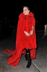 LADY GAGA Arrives at Her Apartment in New York 10/19/2016