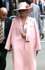 LADY GAGA at Good Morning America in New York 10/21/2016