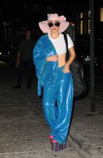 LADY GAGA in Jeans Out in New York 10/20/2016