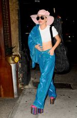 LADY GAGA in Jeans Out in New York 10/20/2016