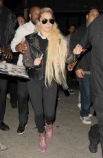 LADY GAGA Leaves Her Performance in Silver Lake 10/27/2016