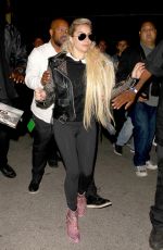 LADY GAGA Leaves Her Performance in Silver Lake 10/27/2016
