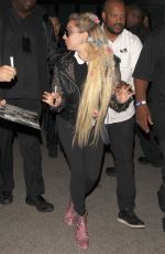 LADY GAGA Leaves Her Performance in Silver Lake 10/27/2016
