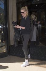LARA STONE Leaves Her Hotel in Paris 10/03/2016