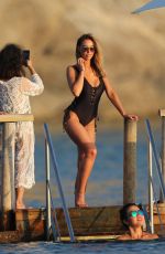 LAUREN POPE in Swimsuit at Blue Marlin Beach Club in Ibiza 09/09/2016