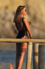 LAUREN POPE in Swimsuit at Blue Marlin Beach Club in Ibiza 09/09/2016